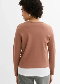 Chaqueta de punto grueso de algodón orgánico puro