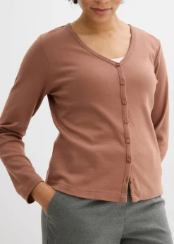 Chaqueta de punto grueso de algodón orgánico puro