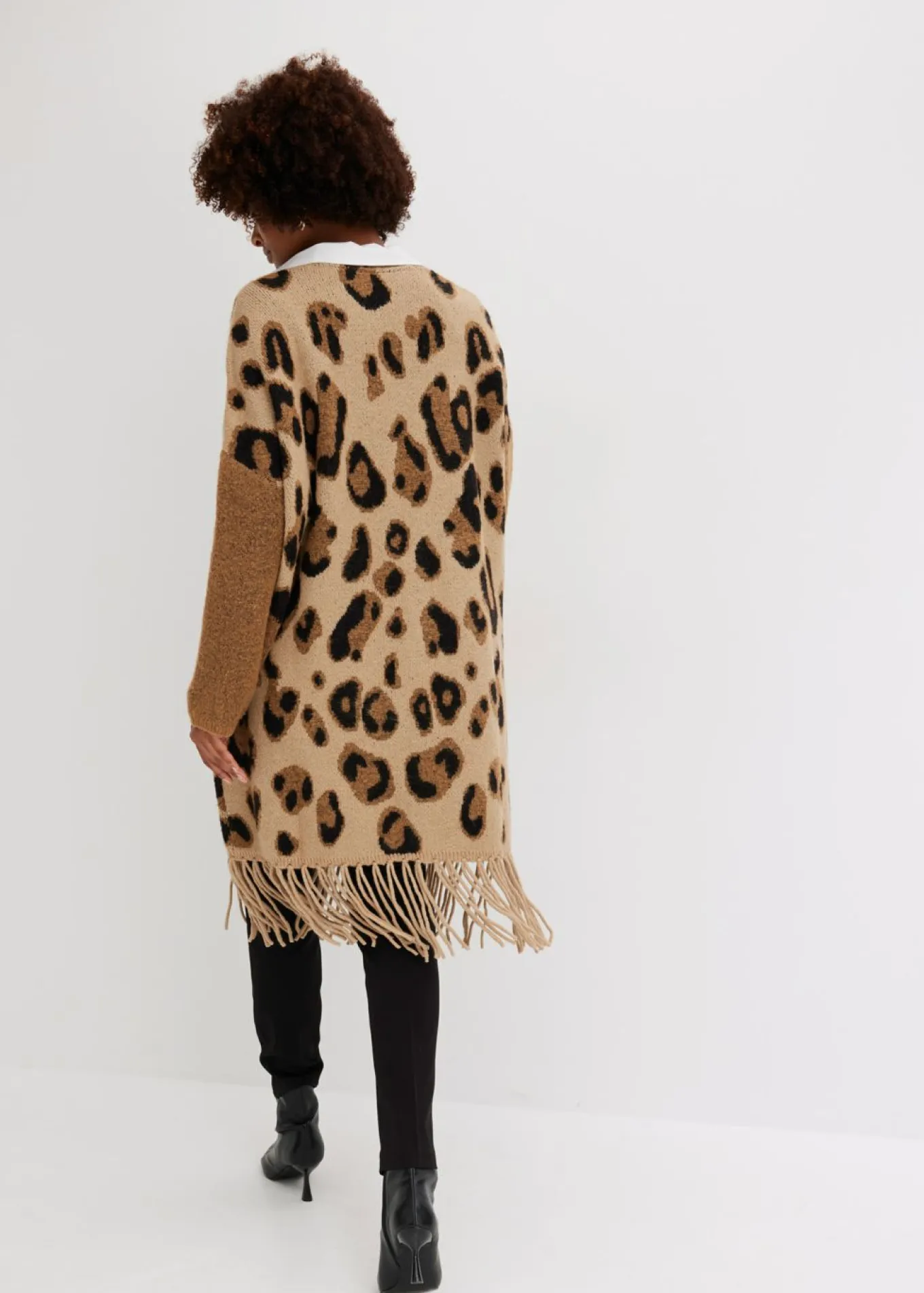 Chaqueta de punto holgada