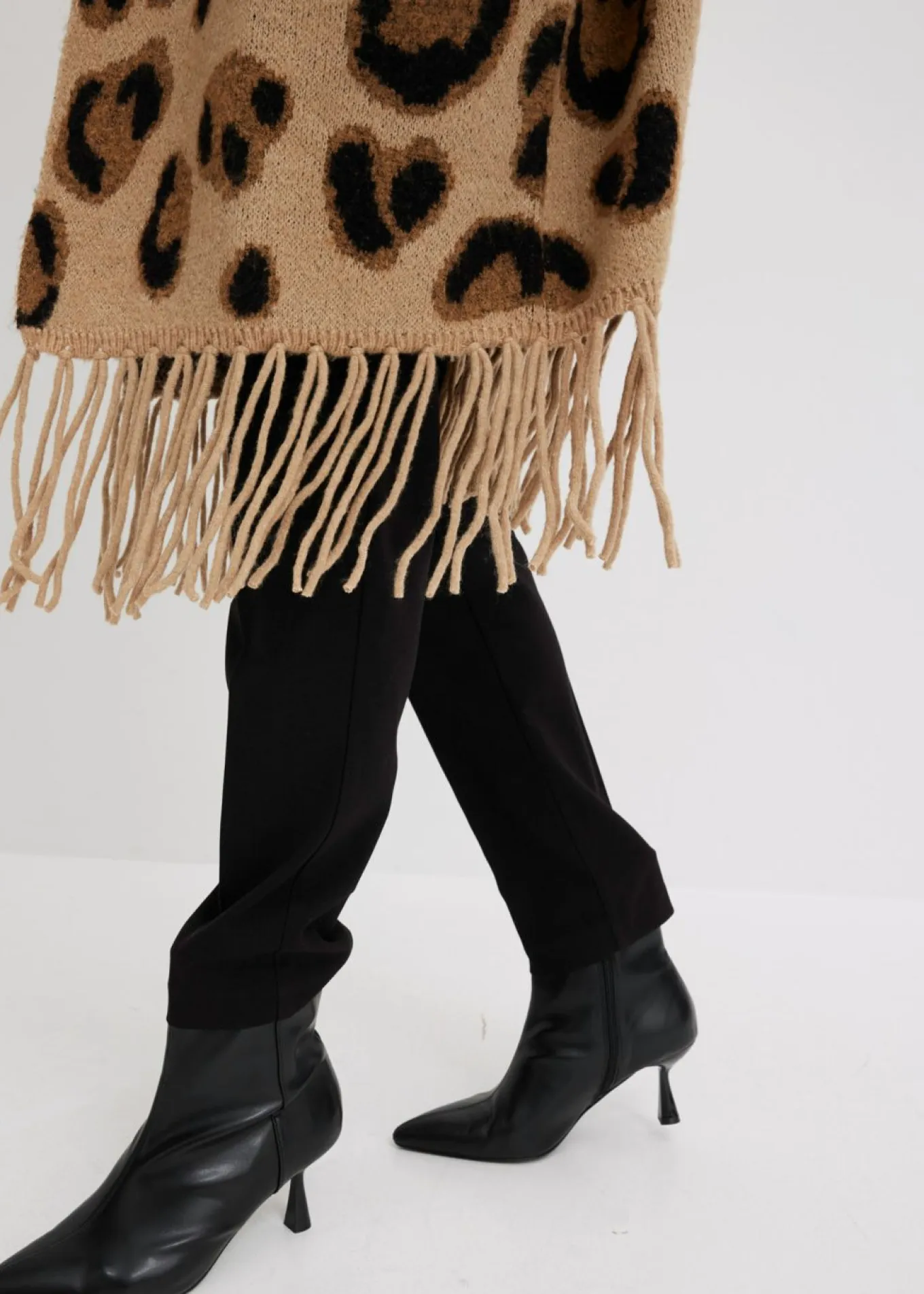 Chaqueta de punto holgada