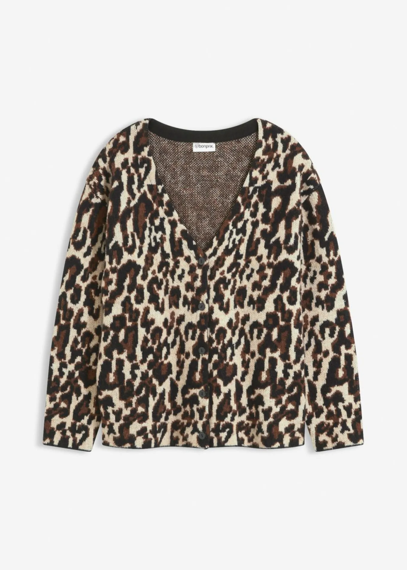 Chaqueta de punto jacquard
