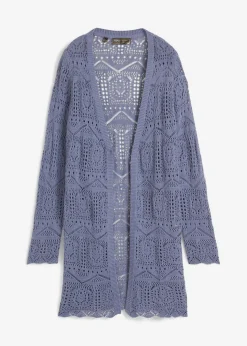 Chaqueta de punto larga