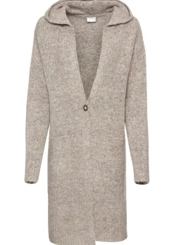 Chaqueta de punto larga
