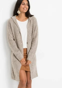 Chaqueta de punto larga