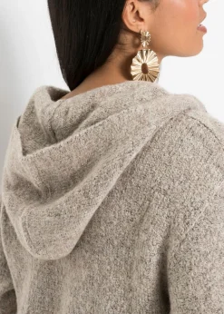 Chaqueta de punto larga