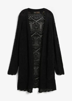 Chaqueta de punto larga