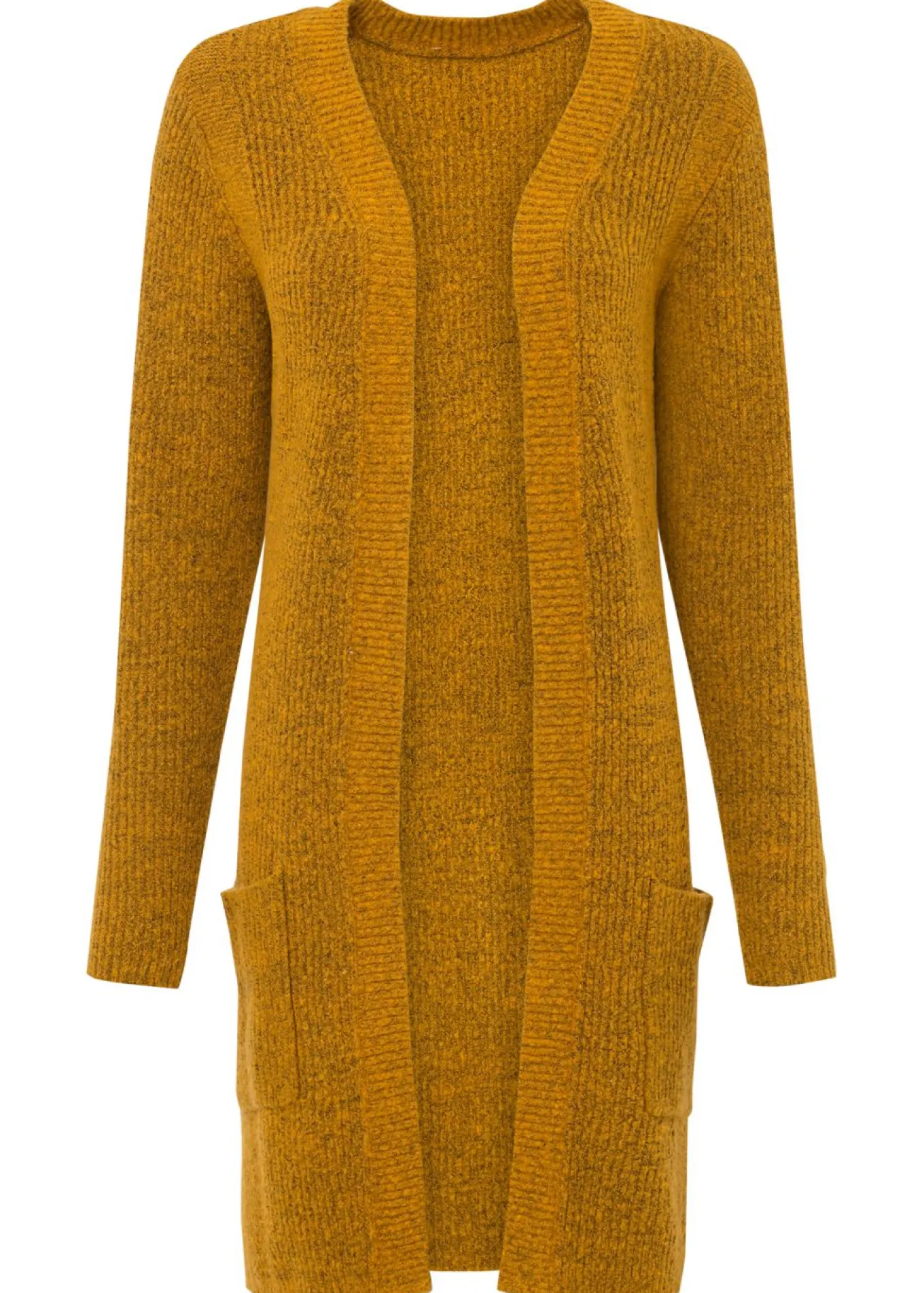 Chaqueta de punto larga