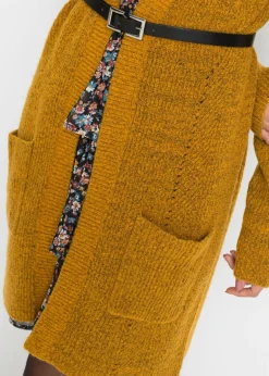 Chaqueta de punto larga