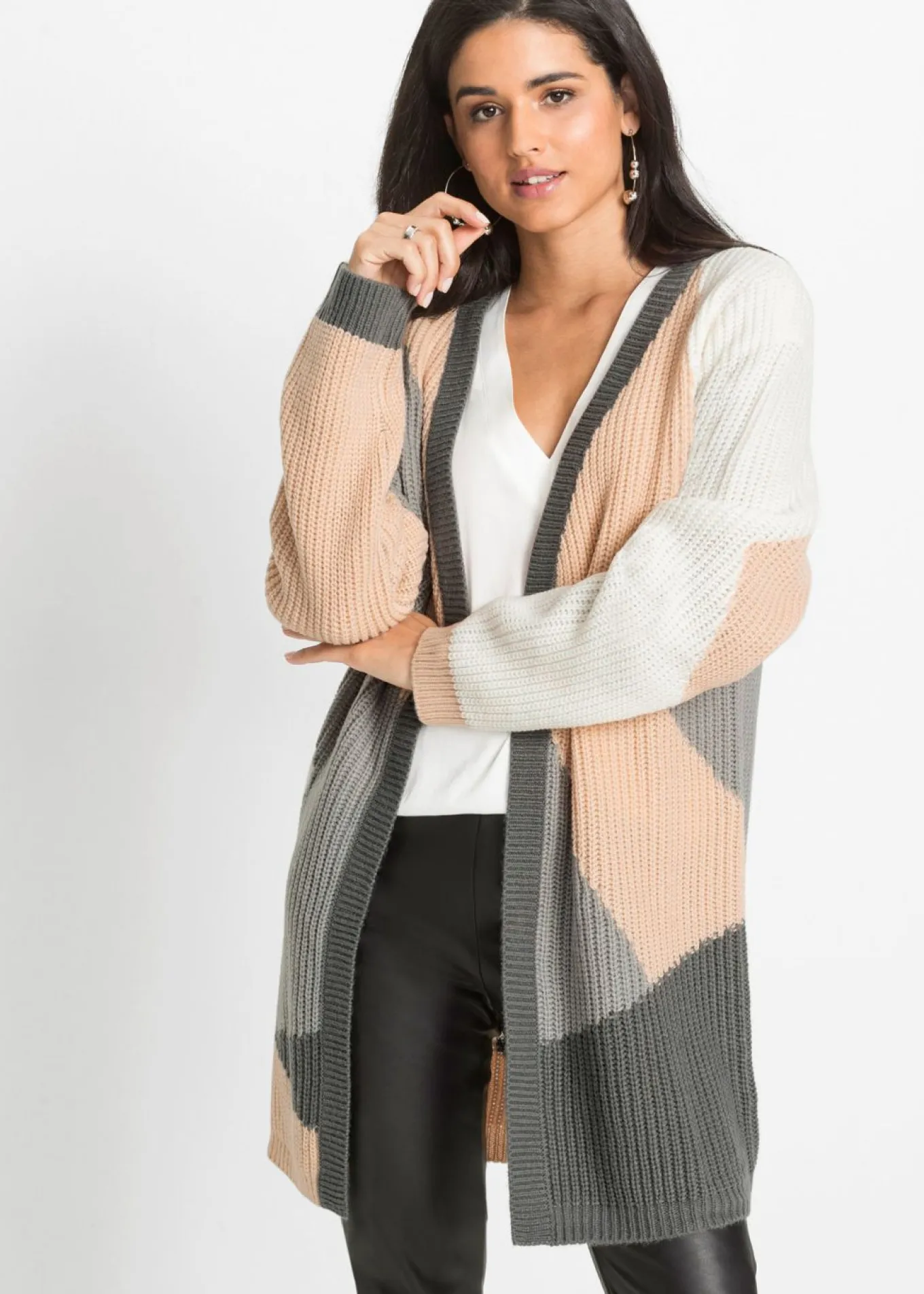Chaqueta de punto oversize