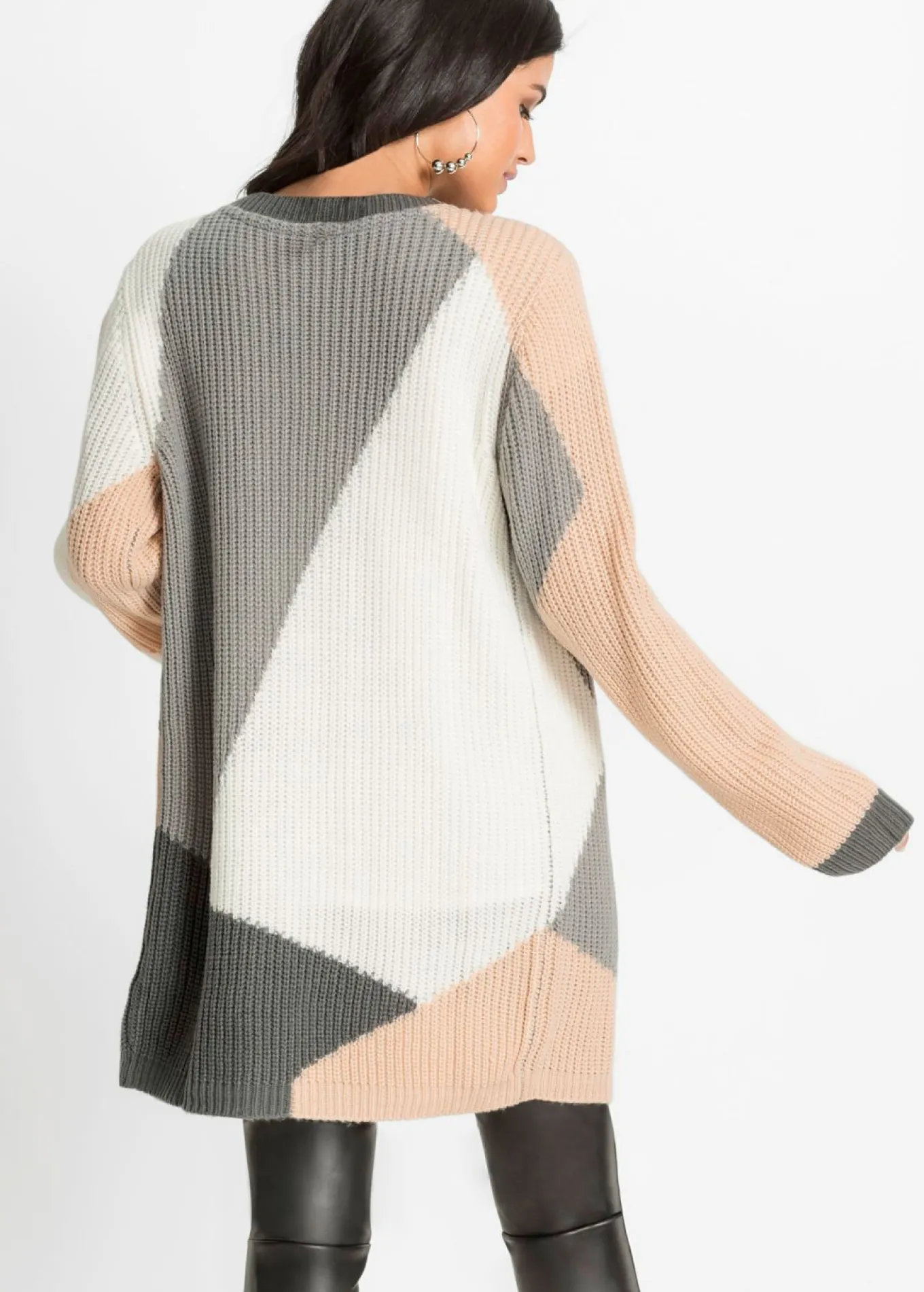 Chaqueta de punto oversize