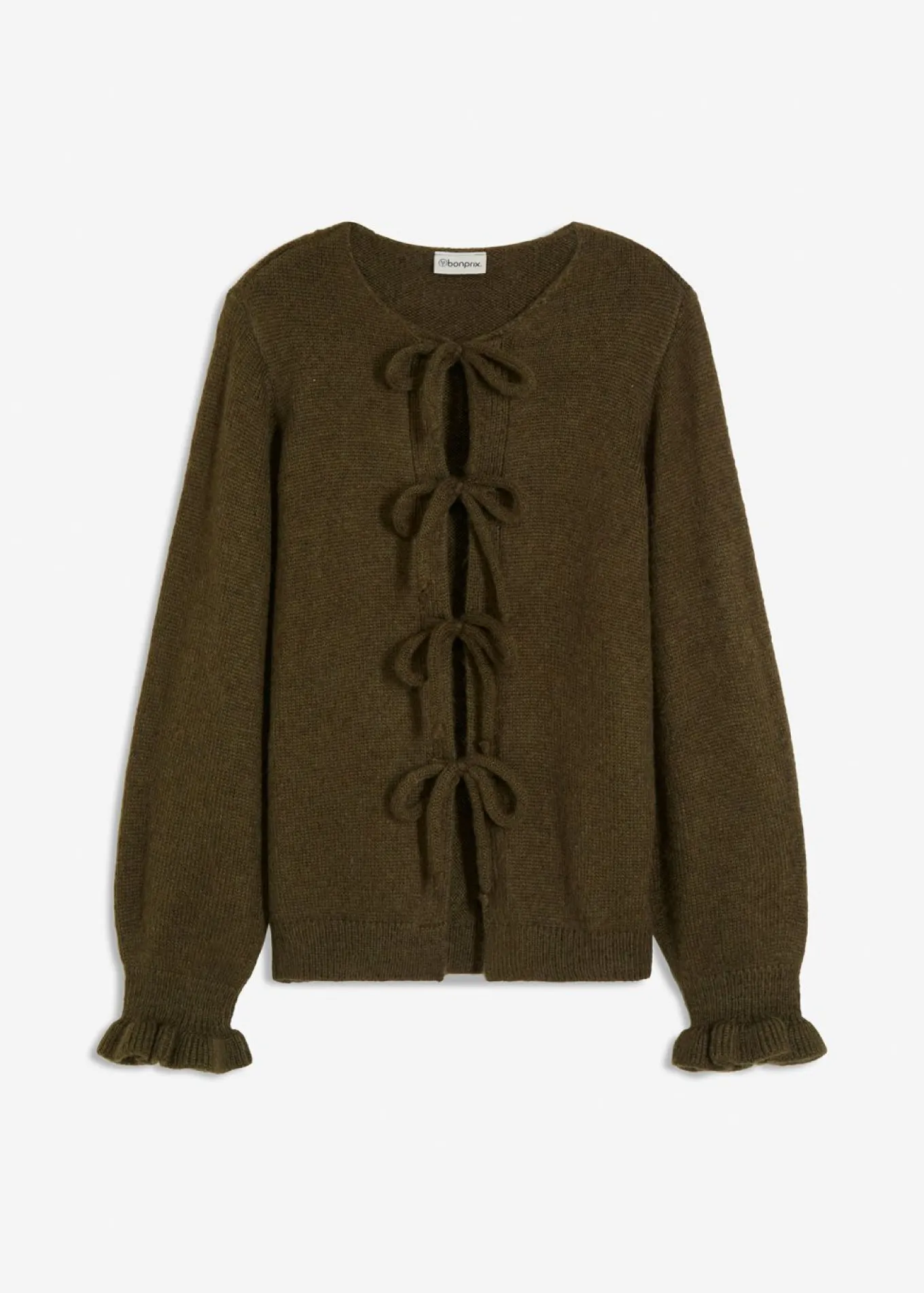 Chaqueta de punto oversize de suave mezcla de lana