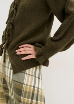 Chaqueta de punto oversize de suave mezcla de lana
