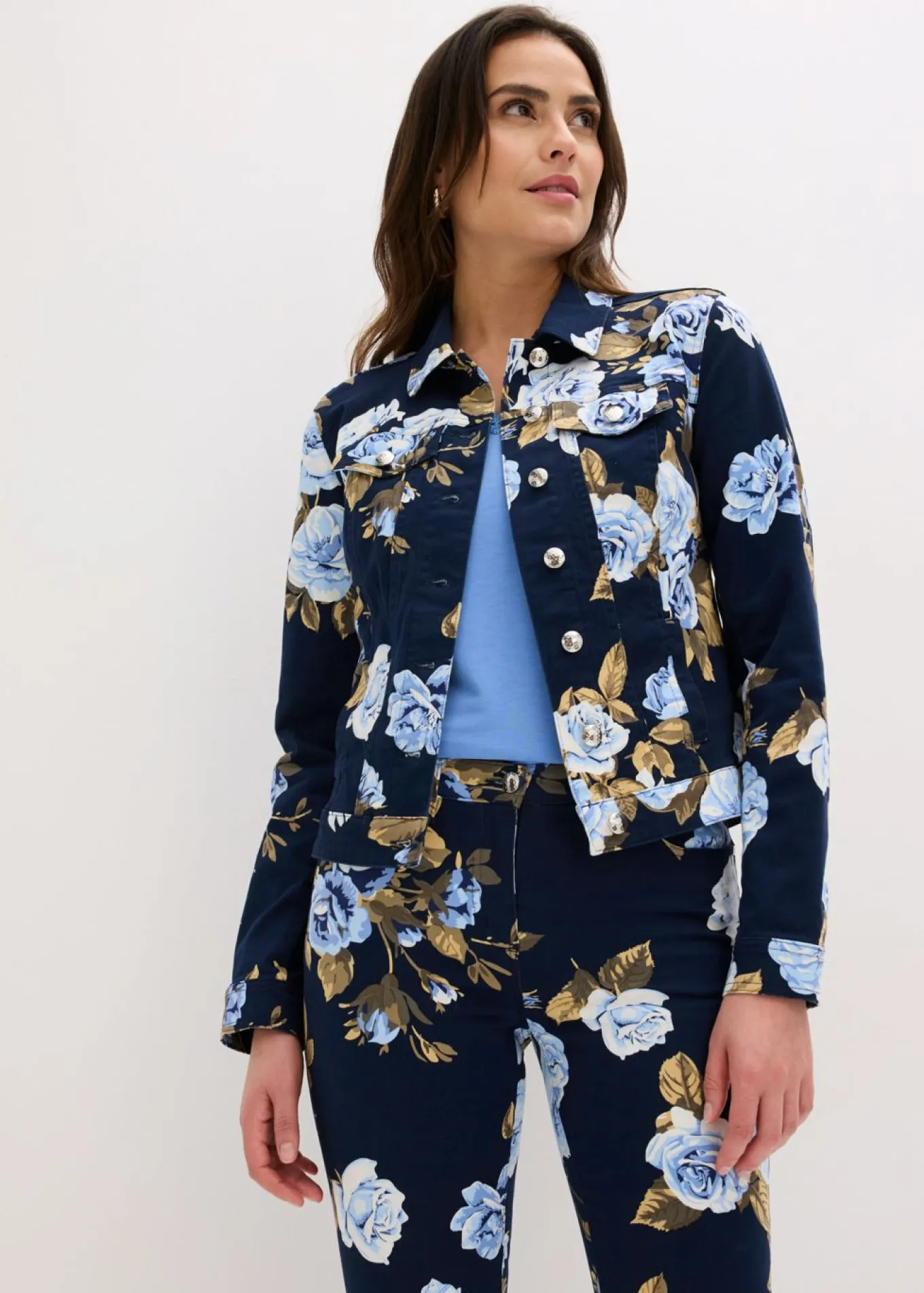 Chaqueta de sarga de algodón