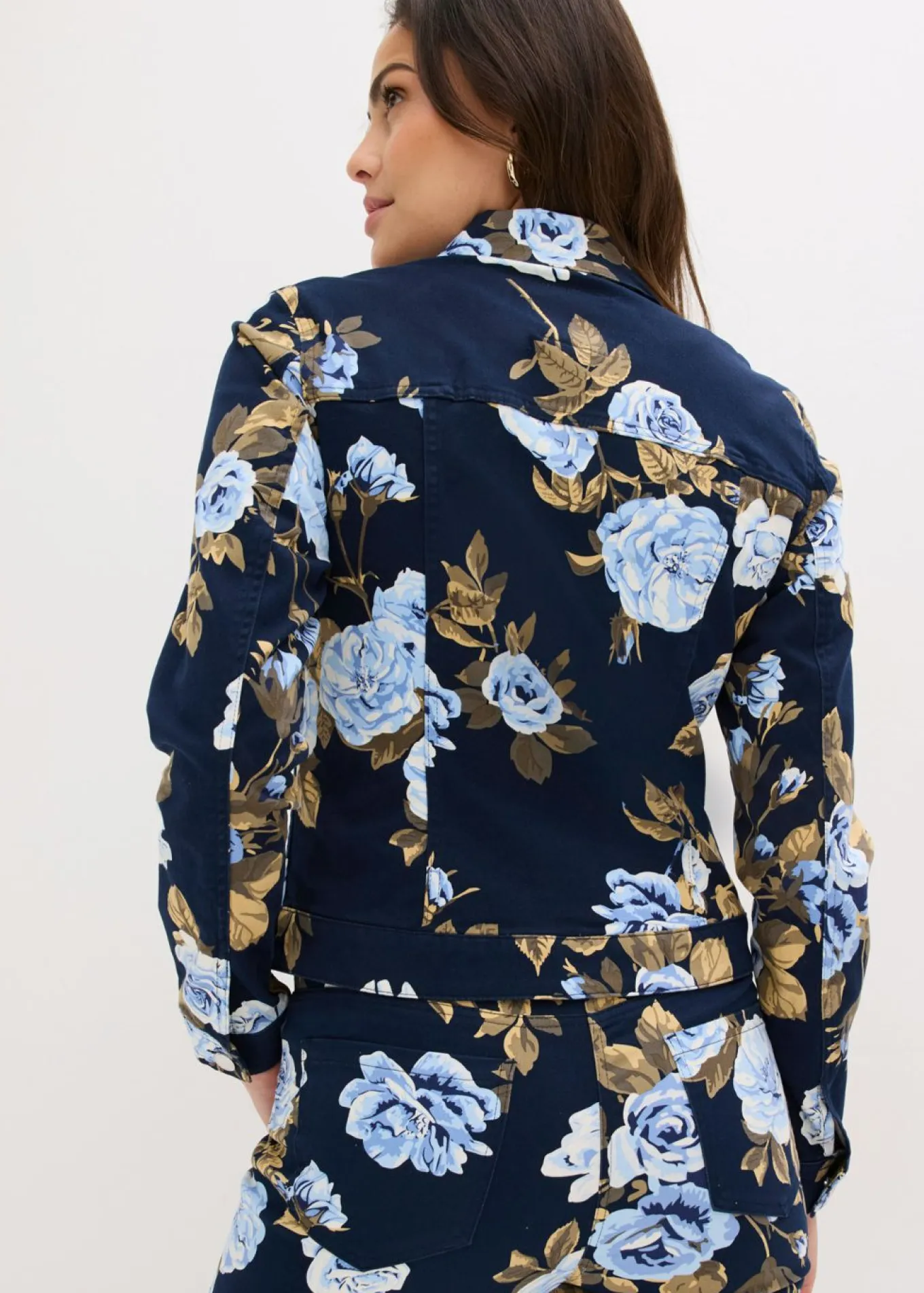 Chaqueta de sarga de algodón