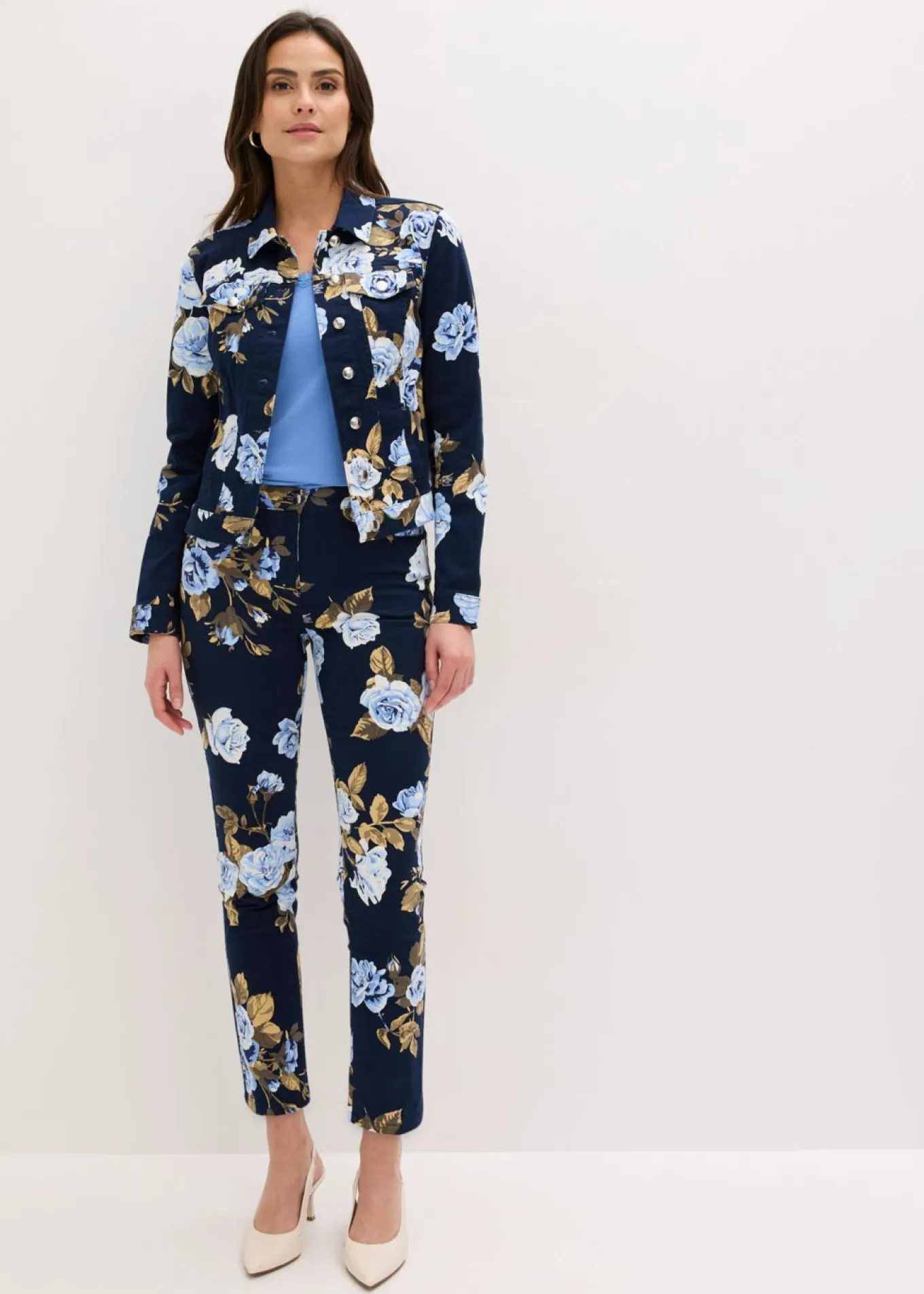 Chaqueta de sarga de algodón
