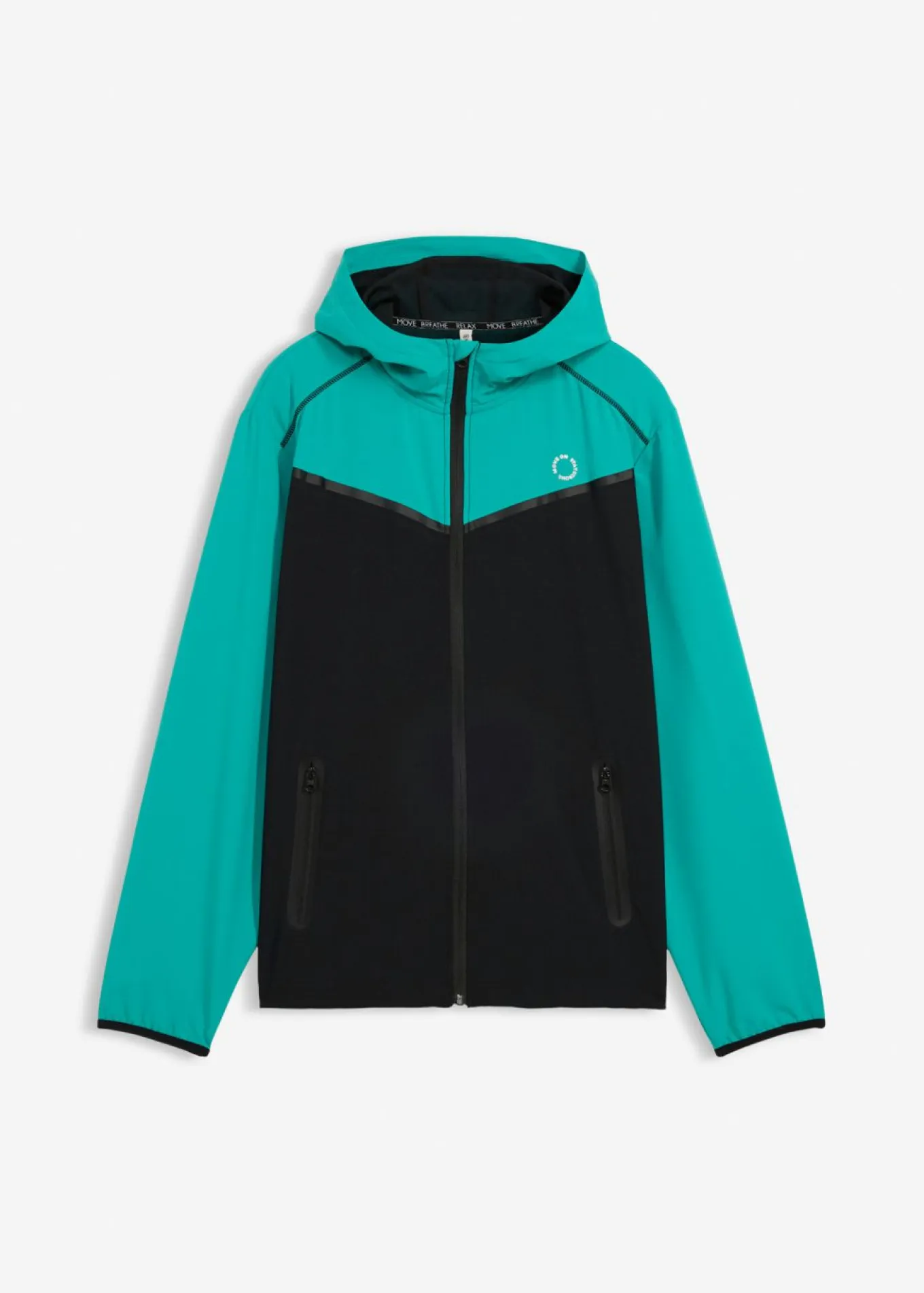 Chaqueta deportiva ligera de material de secado rápido para hombres