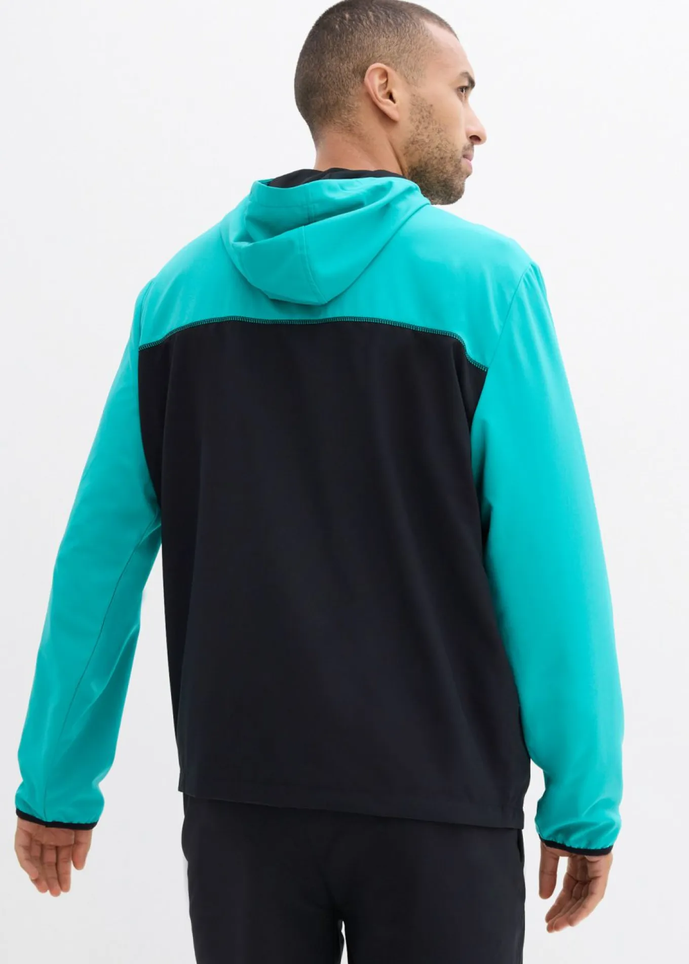 Chaqueta deportiva ligera de material de secado rápido para hombres