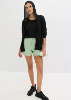 Chaqueta deportiva transparente de malla con corte holgado