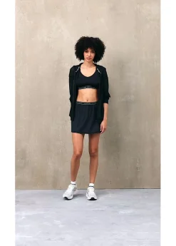 Chaqueta deportiva transparente de malla con corte holgado