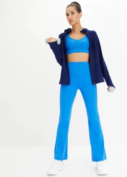 Chaqueta deportiva térmica con presilla para el pulgar y material de secado rápido