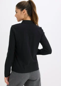 Chaqueta deportiva térmica con media cremallera y material de secado rápido