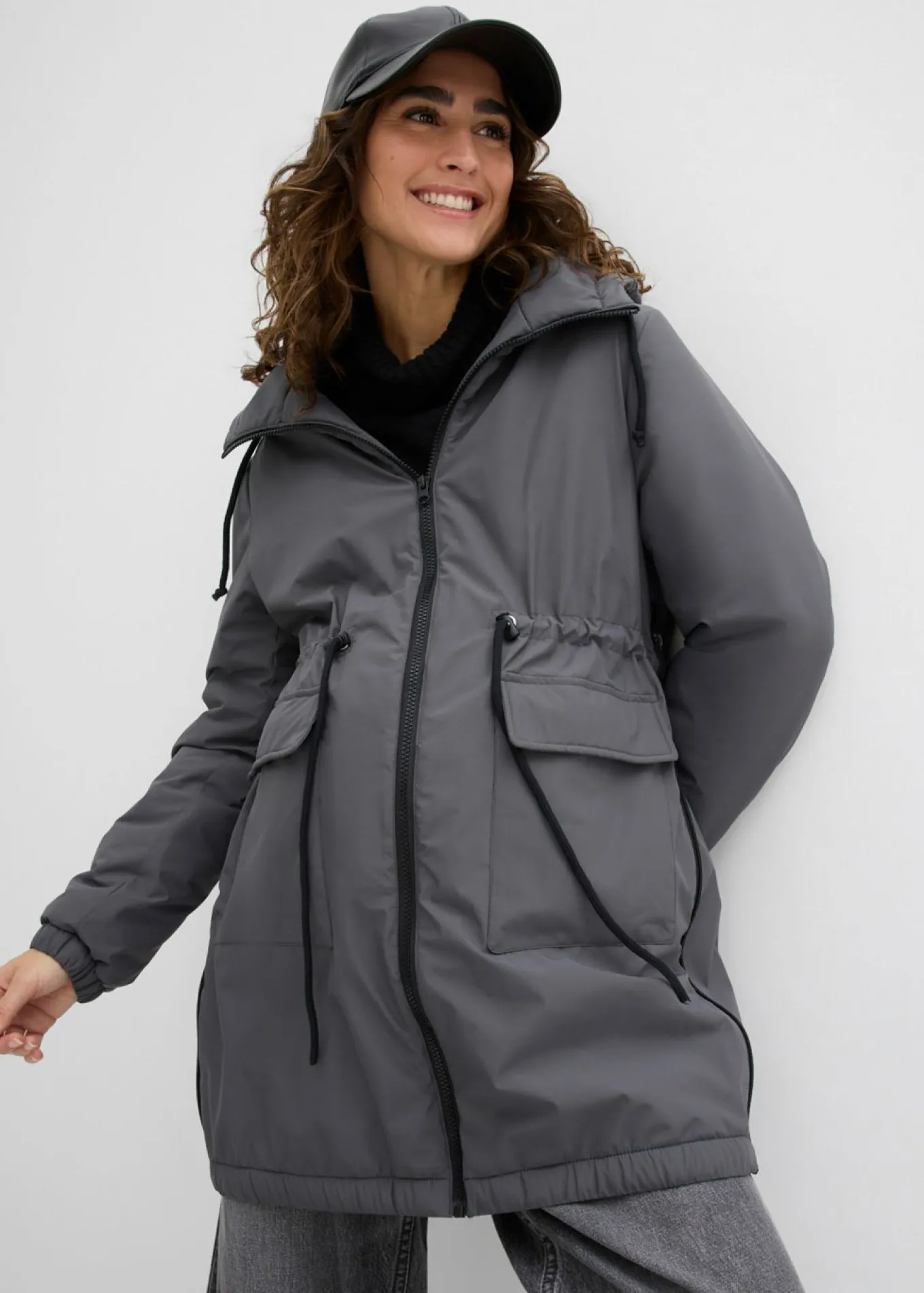 Chaqueta forrada para durante y después del embarazo