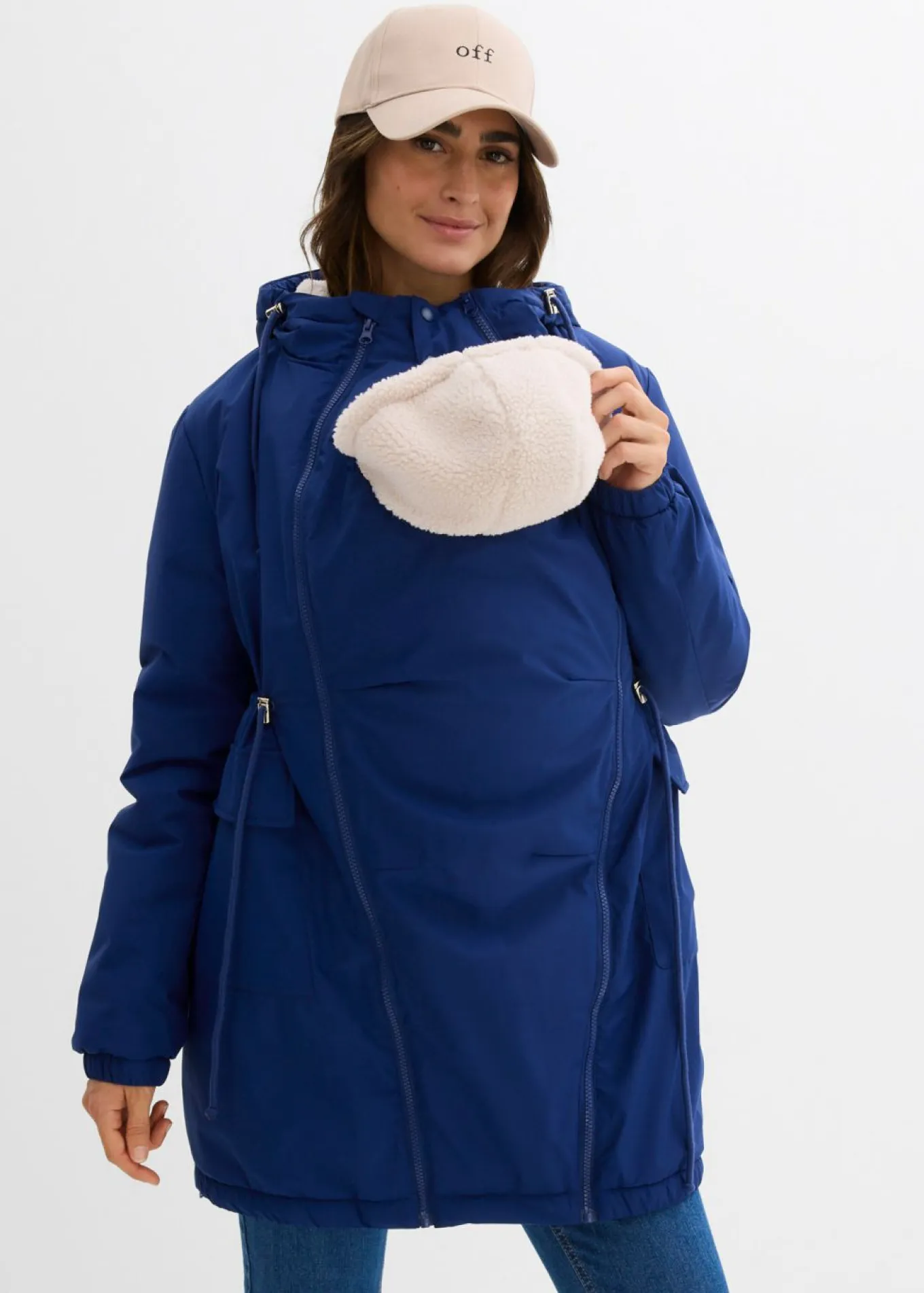 Chaqueta forrada para durante y después del embarazo
