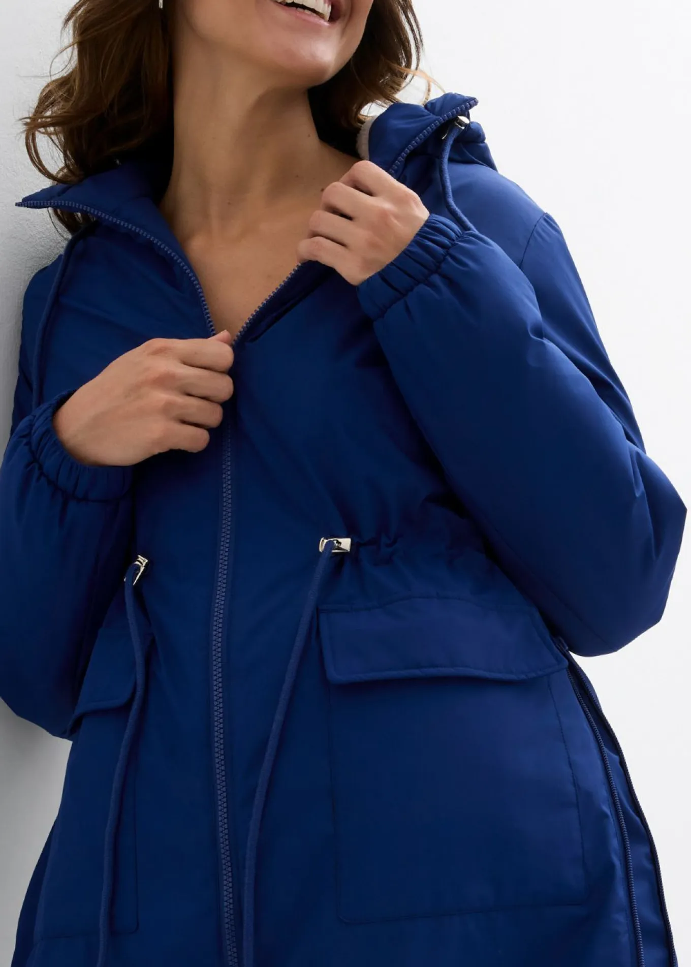 Chaqueta forrada para durante y después del embarazo