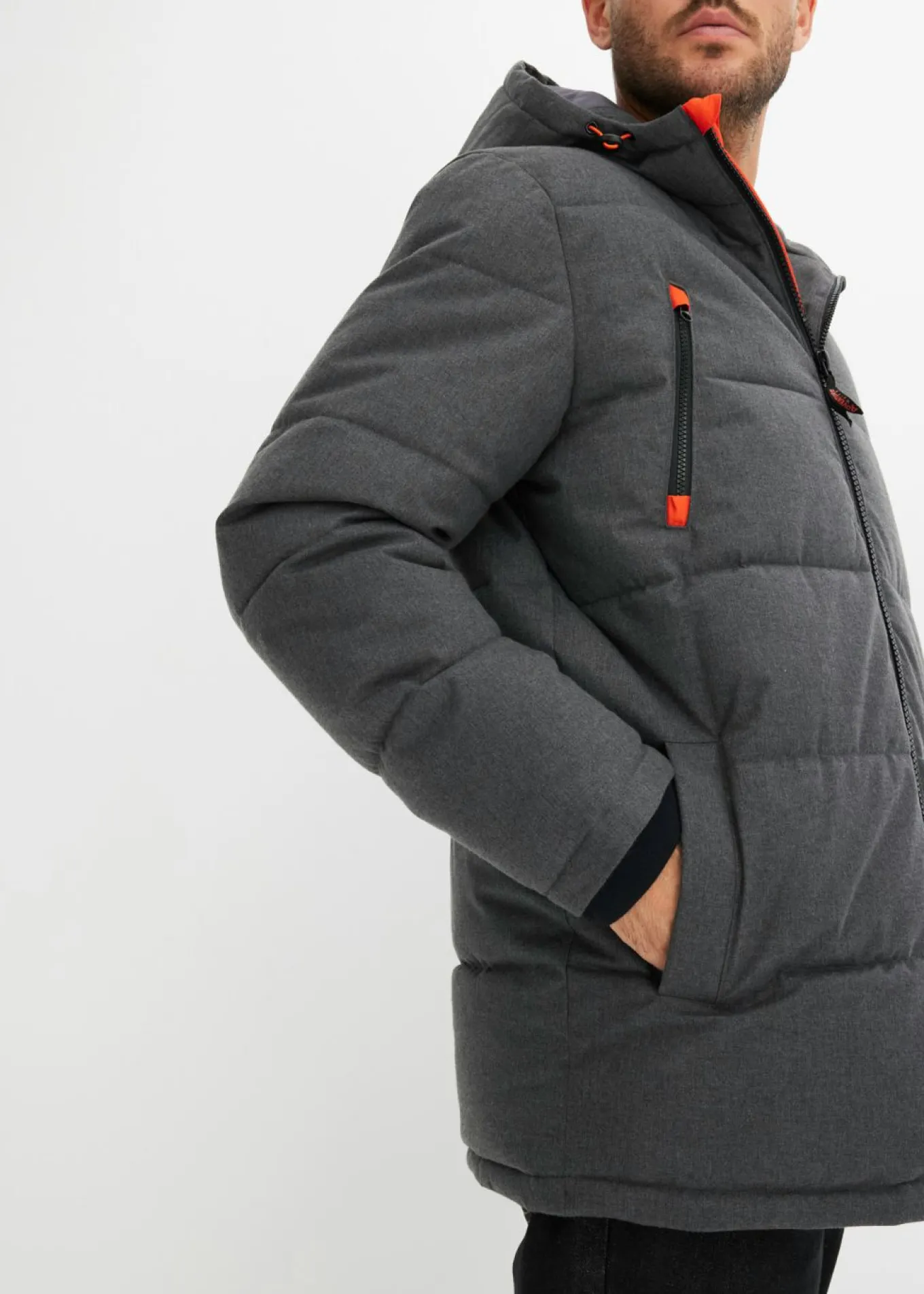 Chaqueta funcional acolchada, con forro cálido, e impermeable