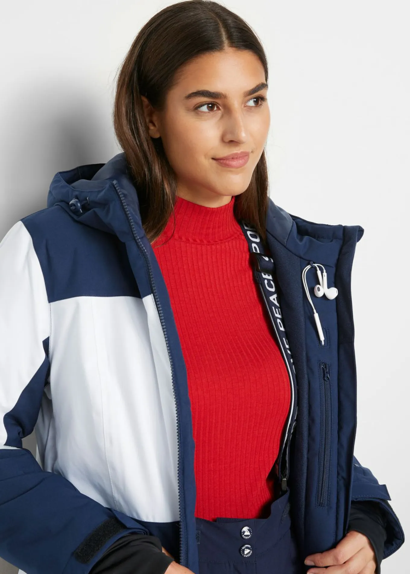 Chaqueta funcional de esquí de material impermeable