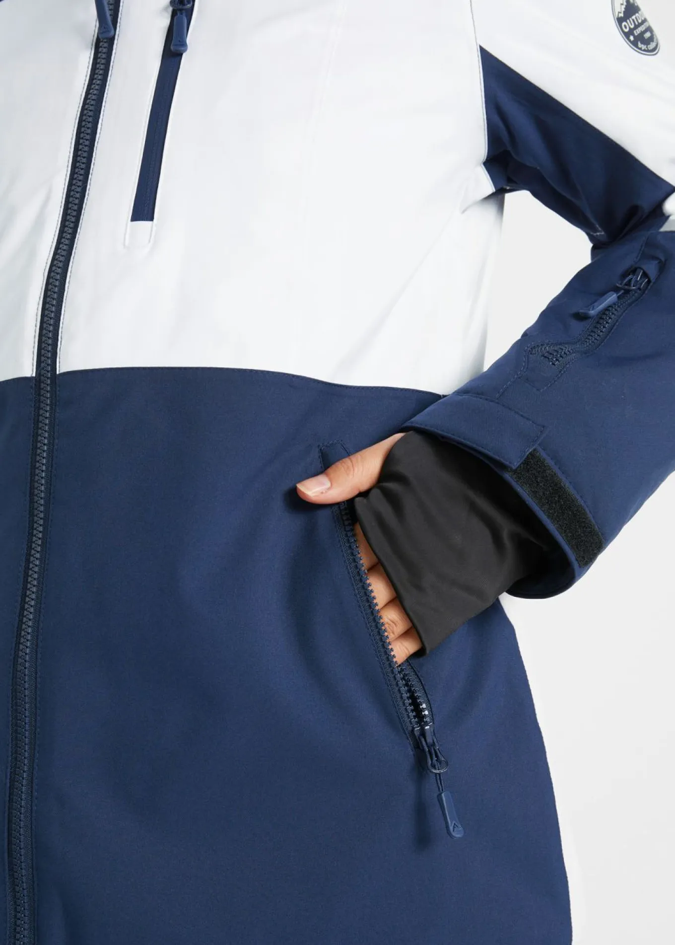 Chaqueta funcional de esquí de material impermeable
