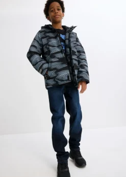 Chaqueta funcional impermeable con detalles reflectantes