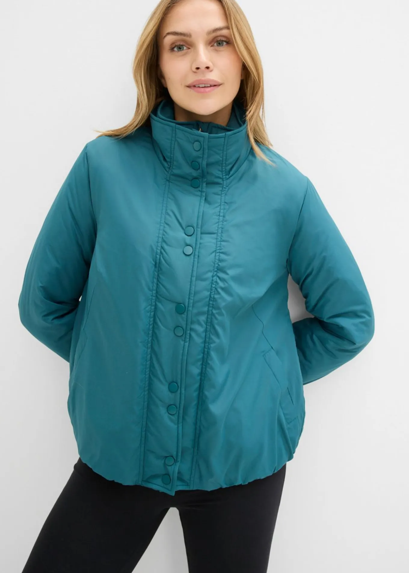 Chaqueta funcional impermeable con aspecto 2 en 1