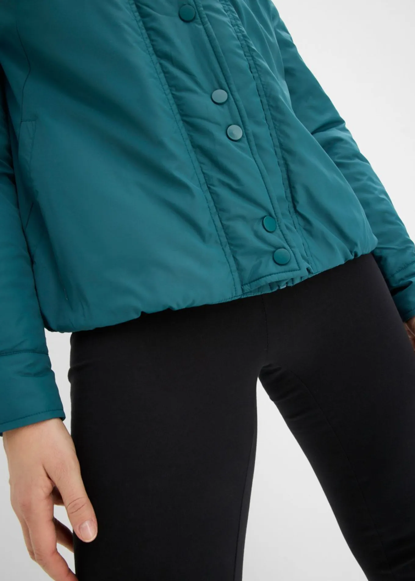 Chaqueta funcional impermeable con aspecto 2 en 1