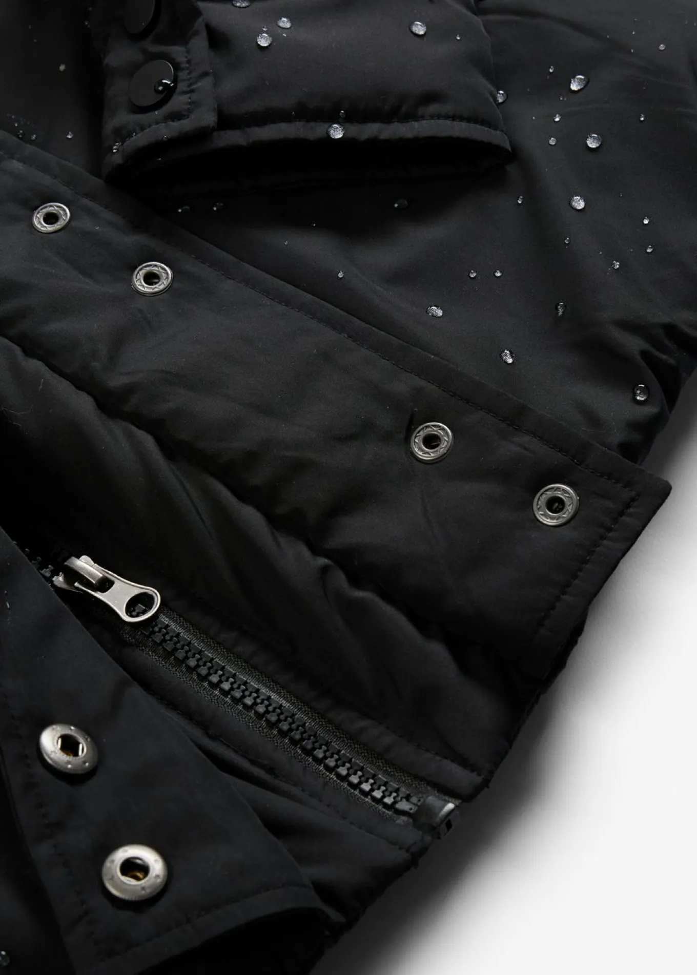 Chaqueta funcional impermeable con aspecto 2 en 1