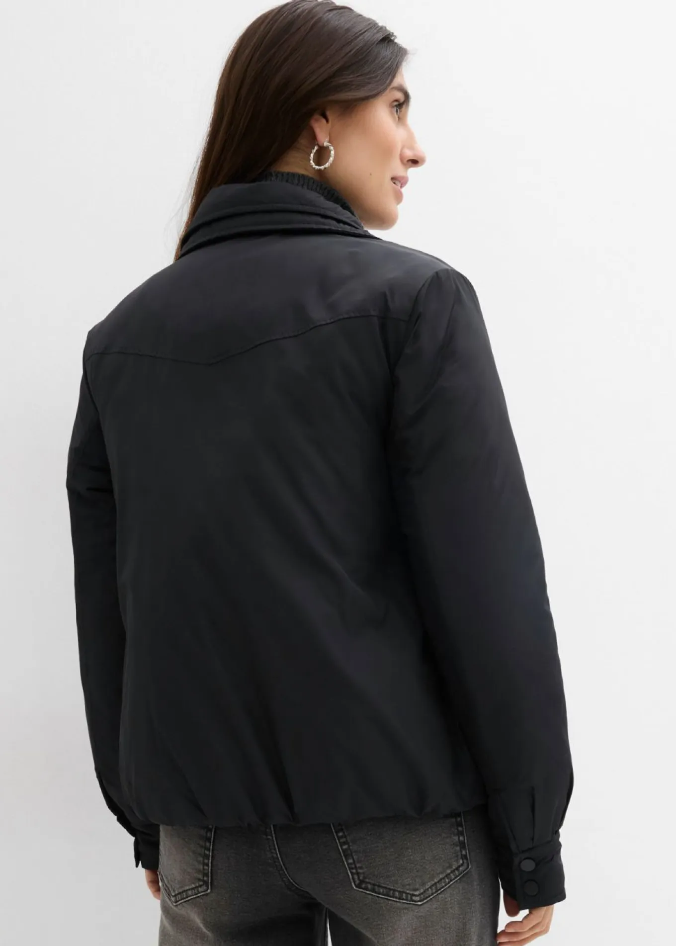Chaqueta funcional impermeable con aspecto 2 en 1