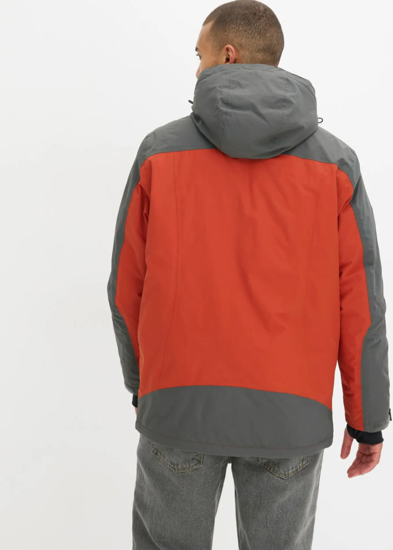 Chaqueta funcional impermeable con capucha desmontable