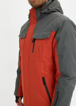 Chaqueta funcional impermeable con capucha desmontable