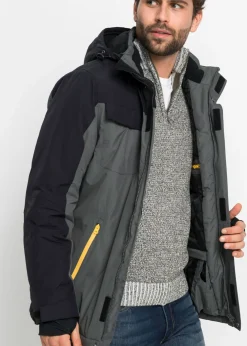 Chaqueta funcional impermeable con capucha desmontable