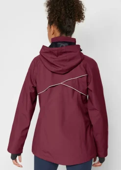 Chaqueta funcional impermeable con detalles reflectantes