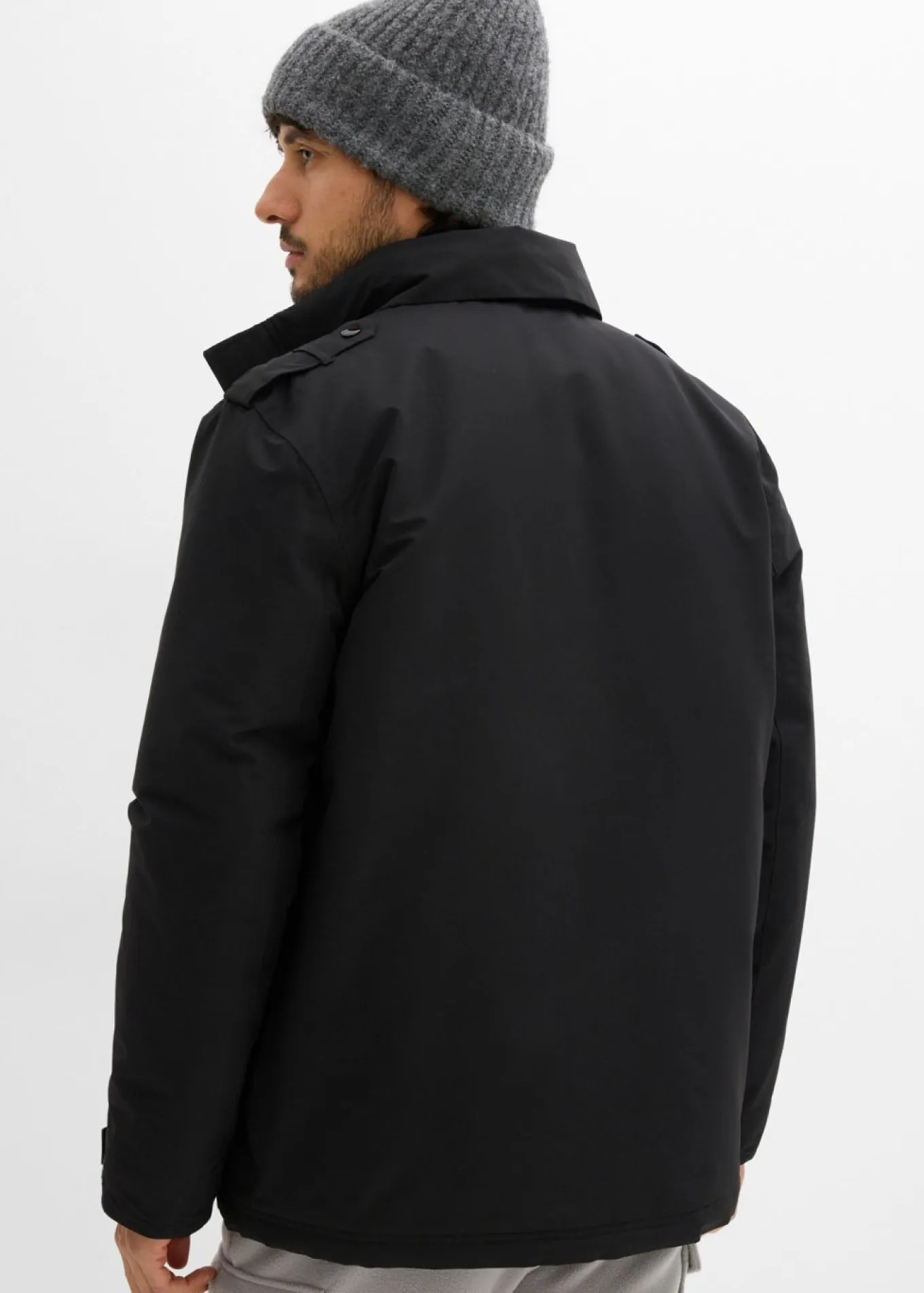 Chaqueta funcional impermeable con capucha enrollable