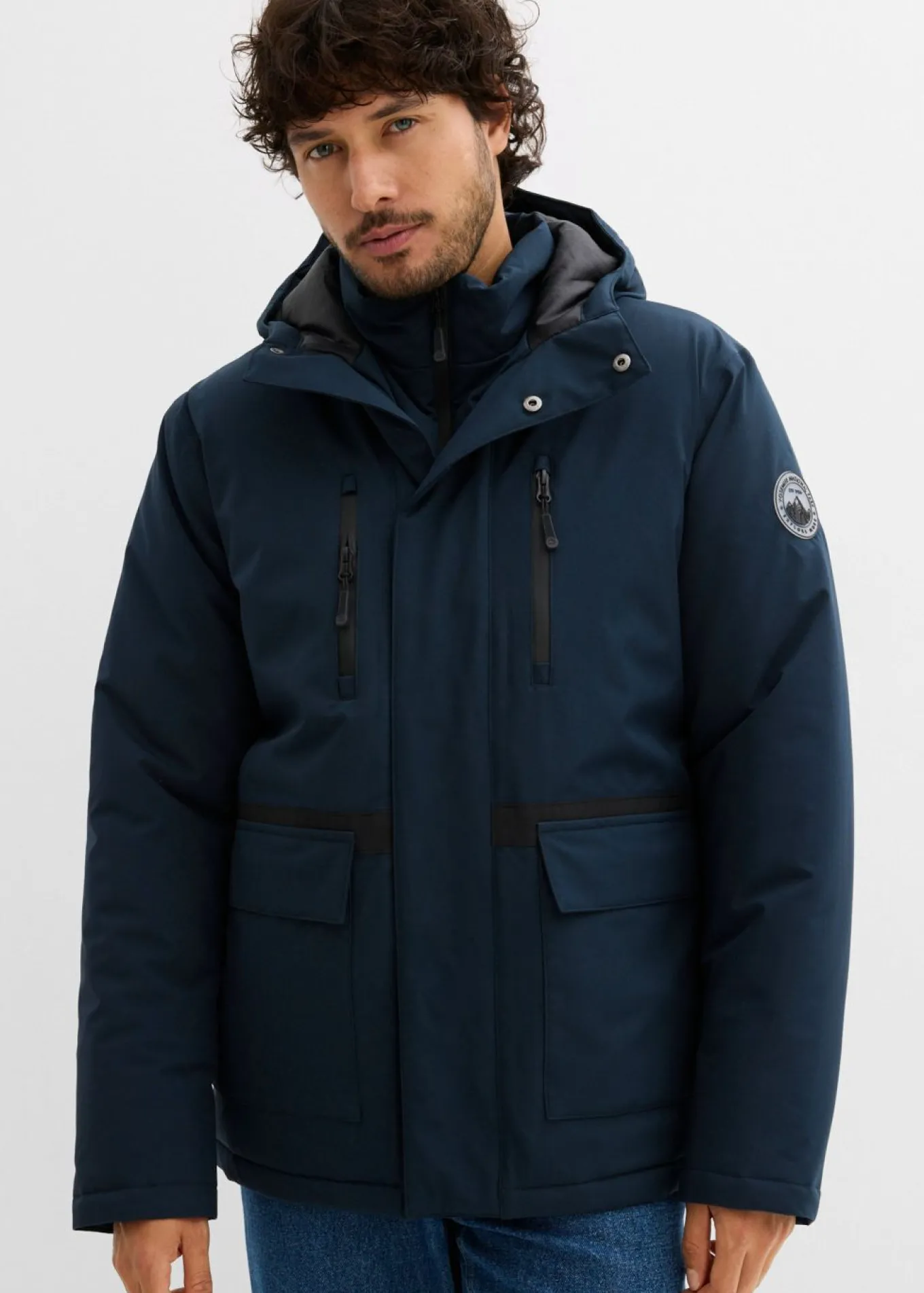Chaqueta funcional impermeable de invierno con cortavientos