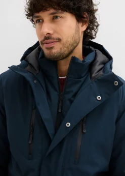 Chaqueta funcional impermeable de invierno con cortavientos