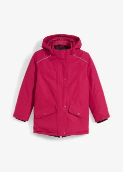 Chaqueta funcional impermeable con capucha desmontable y detalles reflectantes