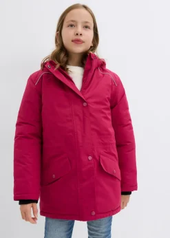 Chaqueta funcional impermeable con capucha desmontable y detalles reflectantes