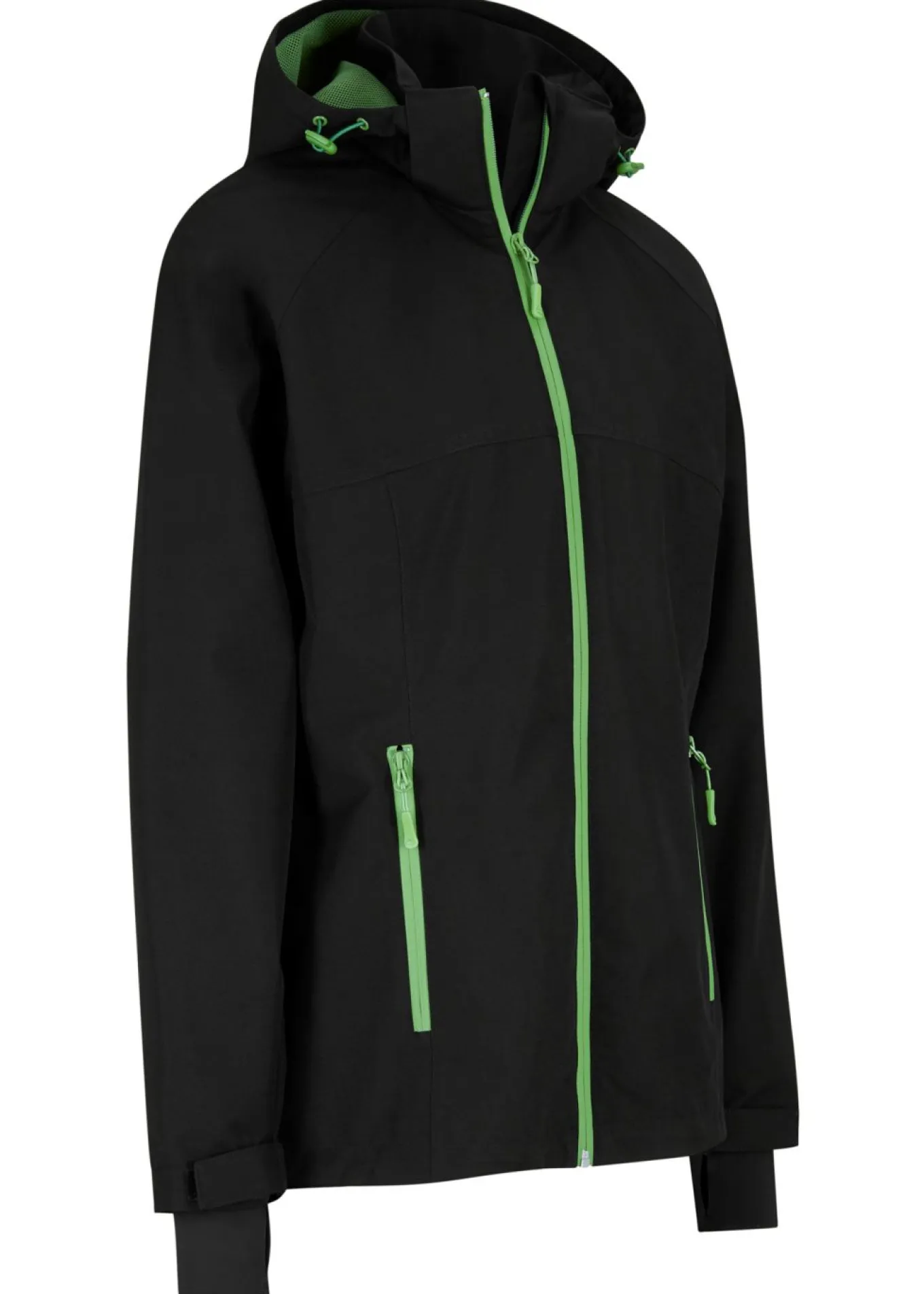 Chaqueta funcional impermeable con detalles reflectantes