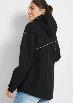 Chaqueta funcional impermeable con detalles reflectantes