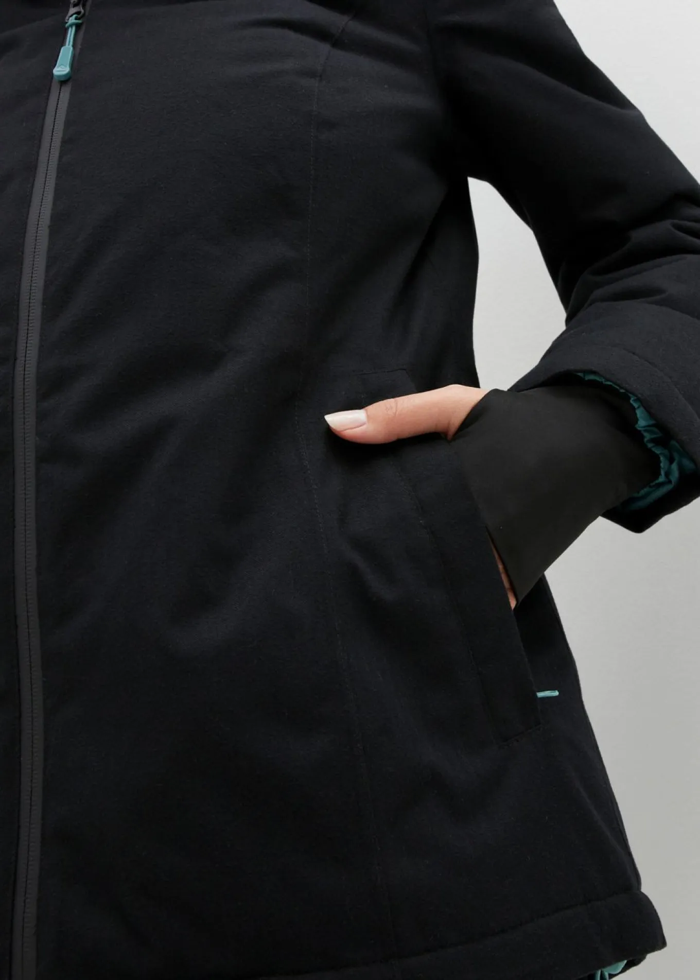 Chaqueta funcional, impermeable, efecto 2 en 1