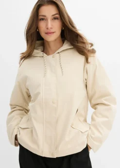 Chaqueta funcional ligeramente acolchada de material repelente al agua