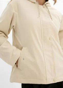 Chaqueta funcional ligeramente acolchada de material repelente al agua